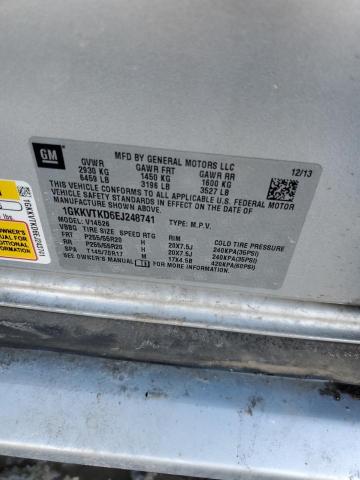 1GKKVTKD6EJ248741 GMC Acadia Denali