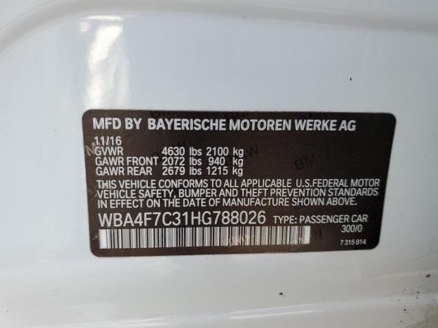 WBA4F7C31HG788026 BMW 430i Gran Coupe