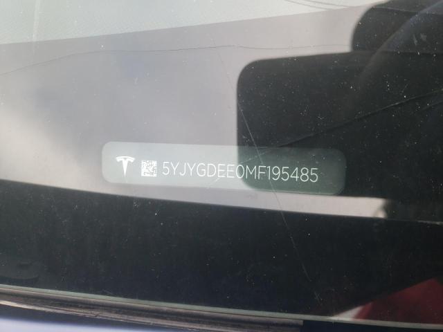 5YJYGDEE0MF195485 Tesla Model Y