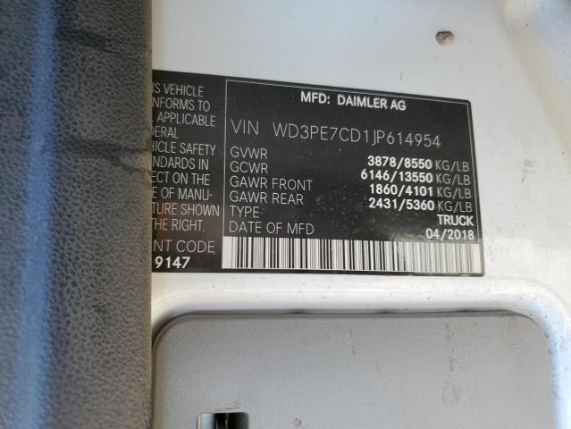 WD3PE7CD1JP614954 Mercedes-Benz Sprinter 2500