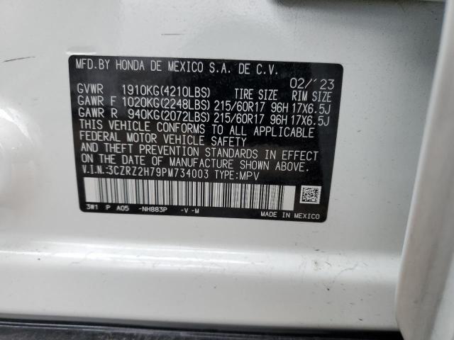3CZRZ2H79PM734003 Honda Hr-v Exl