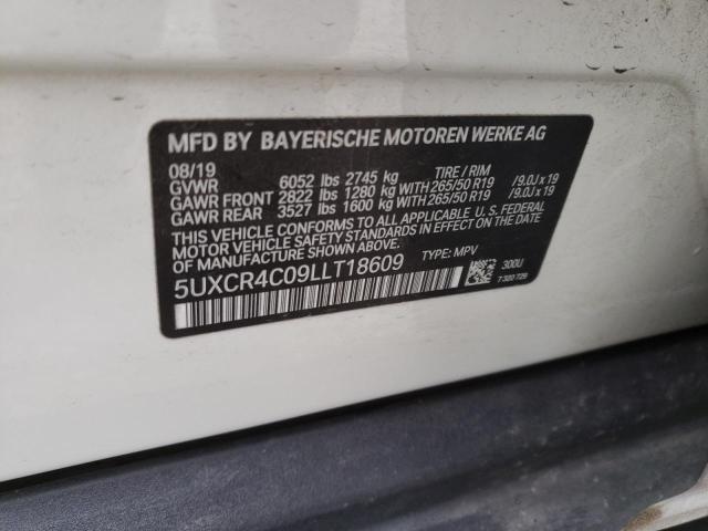 5UXCR4C09LLT18609 BMW X5 Sdrive 40i