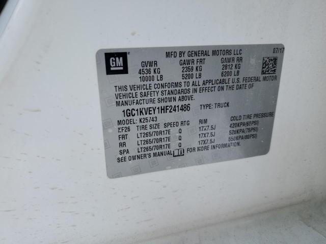 1GC1KVEY1HF241486 Chevrolet Silverado K2500 Heavy Duty Lt