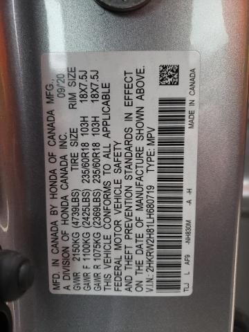 2HKRW2H81LH680719 Honda CR-V EXL