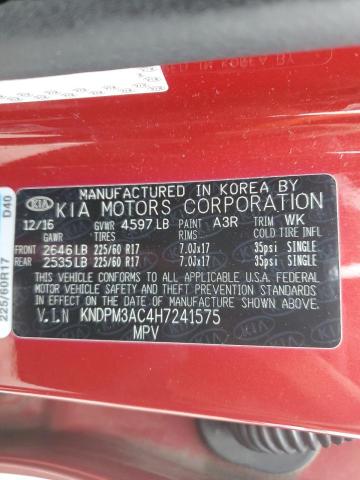 KNDPM3AC4H7241575 KIA Sportage Lx