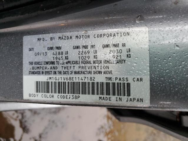 JM1GJ1V68E1147182 Mazda 6 TOURING
