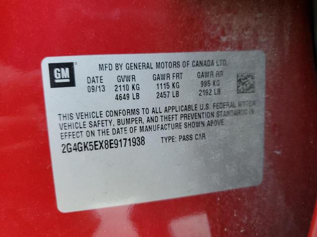 2G4GK5EX8E9171938 Buick Regal