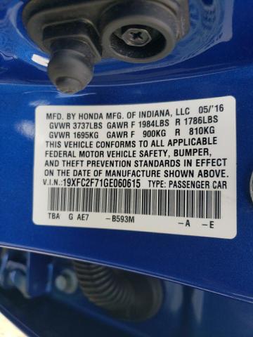 19XFC2F71GE060615 Honda CIVIC EX