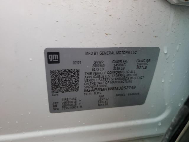 5GAERBKW8MJ252749 Buick Enclave Essence