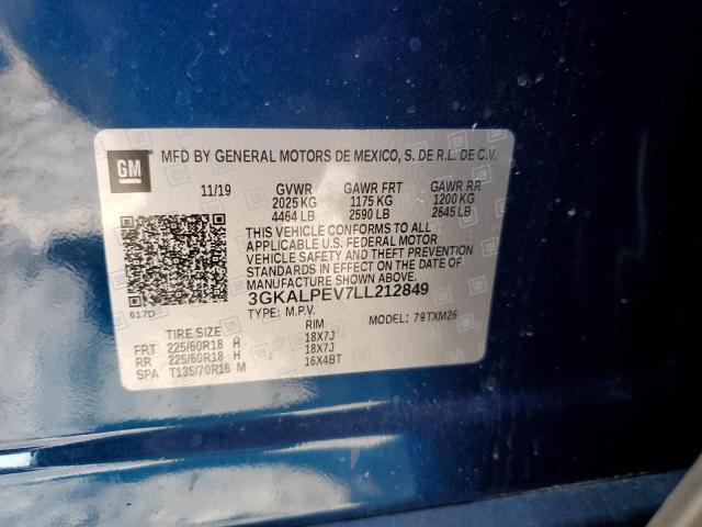 3GKALPEV7LL212849 GMC Terrain Slt