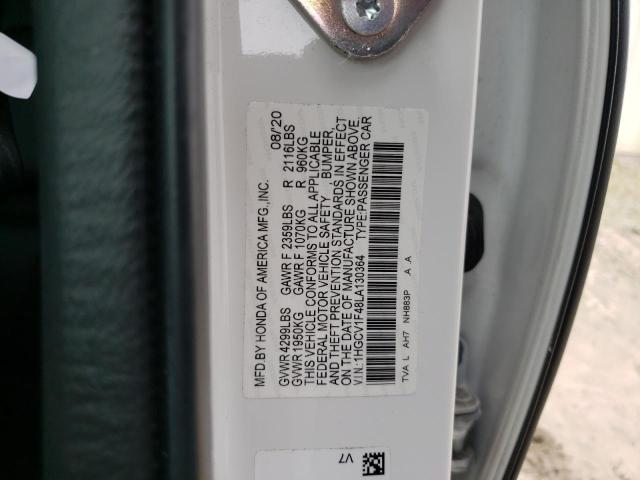 1HGCV1F48LA130364 Honda ACCORD EX