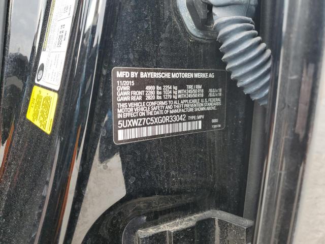 5UXWZ7C5XG0R33042 BMW X3 Sdrive28i