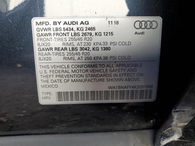 WA1BNAFY4K2031508 Audi Q5 Premium Plus