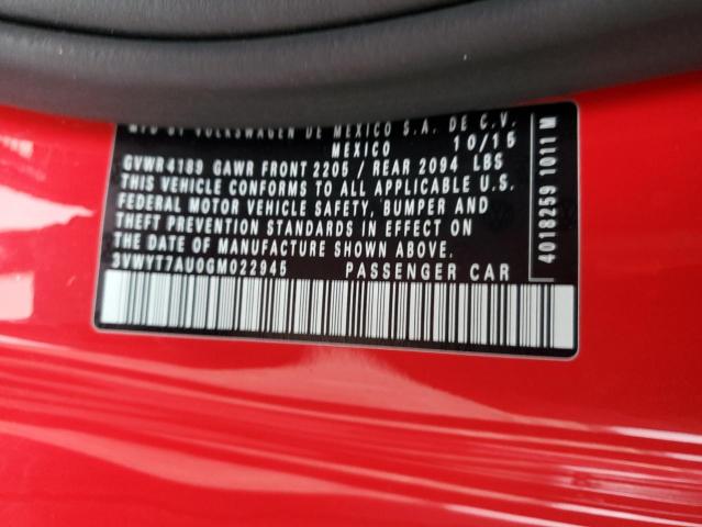 3VWYT7AU0GM022945 Volkswagen GTI S/SE