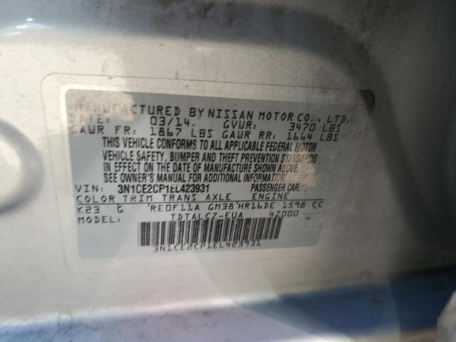 3N1CE2CP1EL423931 Nissan Versa Note S