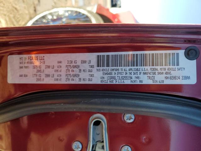1C6RR6LT3JS255194 RAM 1500 Slt