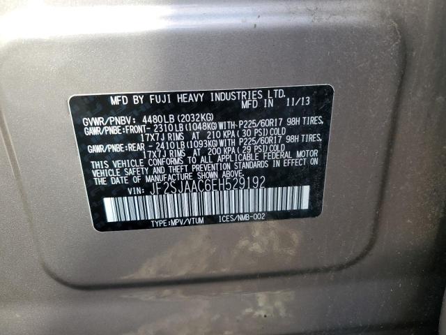 JF2SJAAC6EH529192 Subaru Forester 2.5i