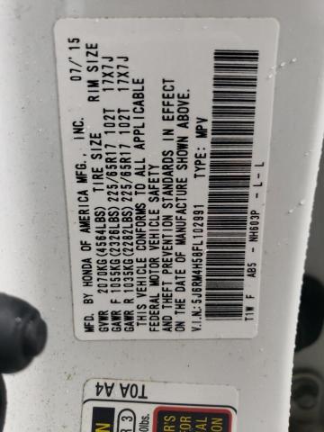 5J6RM4H58FL102991 Honda CR-V EX