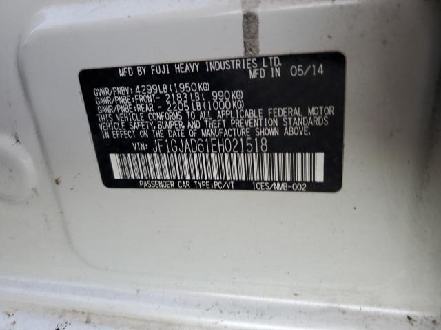 JF1GJAD61EH021518 Subaru Impreza Premium