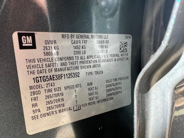 1GTG5AE38F1126392 GMC Canyon