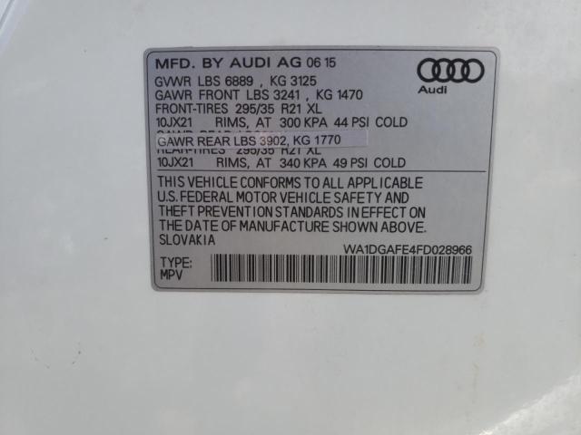 WA1DGAFE4FD028966 Audi Q7 Prestige