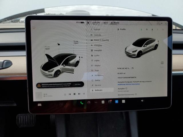 5YJ3E1EA5NF186679 Tesla MODEL 3