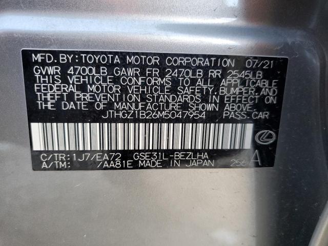 JTHGZ1B26M5047954 Lexus Is 350 F-sport