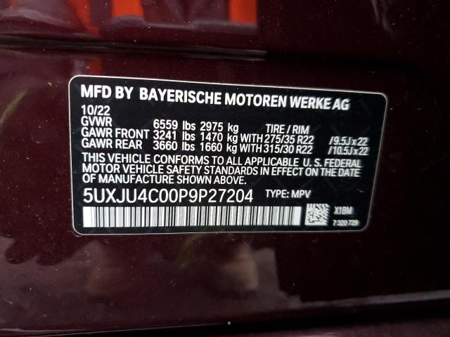 5UXJU4C00P9P27204 BMW X5 M50i