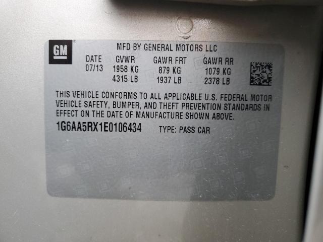 1G6AA5RX1E0106434 Cadillac ATS