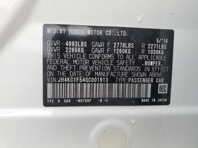 JH4KC1F54GC001913 Acura RLX TECH