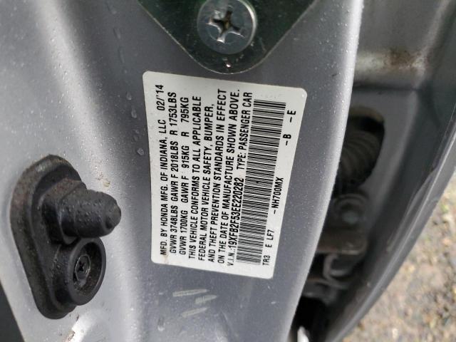 19XFB2F53EE220282 Honda Civic Lx