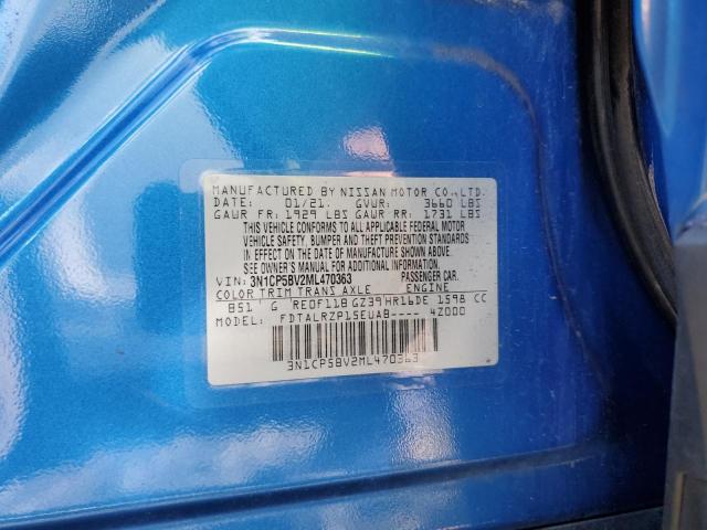 3N1CP5BV2ML470363 Nissan KICKS S