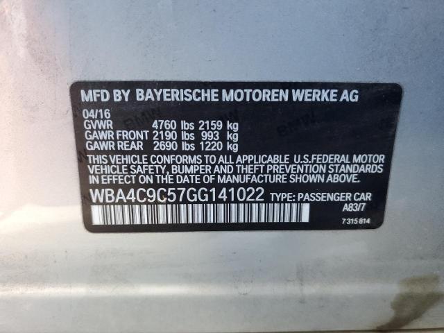 WBA4C9C57GG141022 BMW 428 Xi Gran Coupe Sulev