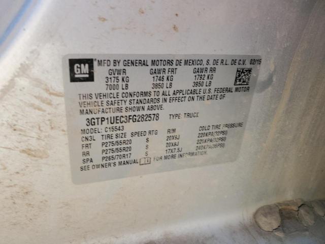 3GTP1UEC3FG282578 GMC Sierra C1500 Sle