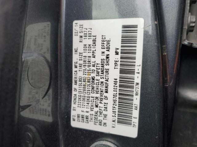 5J6TF2H57EL002464 Honda Crosstour Exl