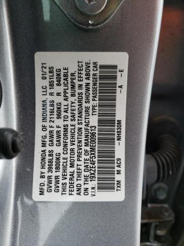 19XZE4F5XME009613 Honda INSIGHT EX