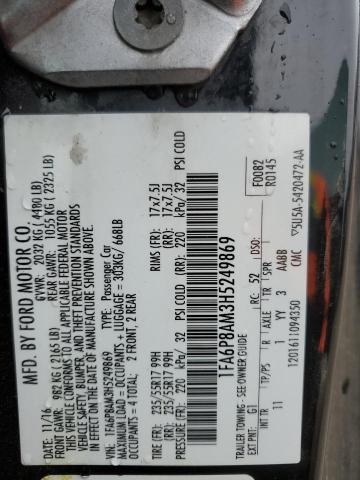 1FA6P8AM3H5249869 Ford MUSTANG