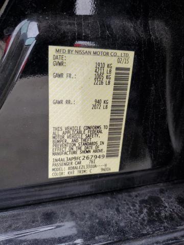 1N4AL3AP9FC267949 Nissan ALTIMA 2.5