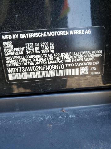 WBY73AW02NFN09870 BMW I4 Edrive40