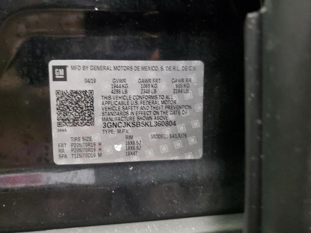 3GNCJKSB5KL360804 Chevrolet TRAX LS