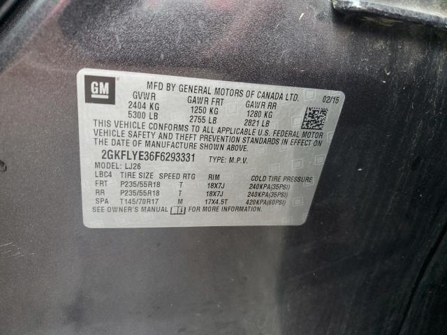 2GKFLYE36F6293331 GMC Terrain Slt