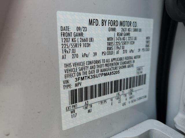 3FMTK3SU7PMA85205 Ford Mustang Mach-e Premium