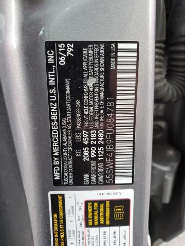 55SWF4JB9FU084781 Mercedes-Benz C 300