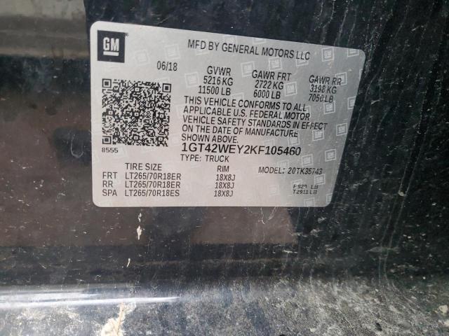 1GT42WEY2KF105460 GMC Sierra K3500 Denali