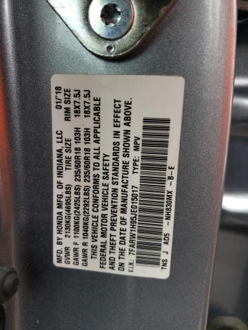 7FARW1H95JE015017 Honda Cr-v Touring