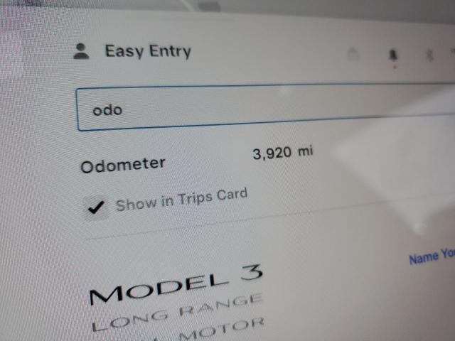 5YJ3E1EB3PF631495 Tesla MODEL 3
