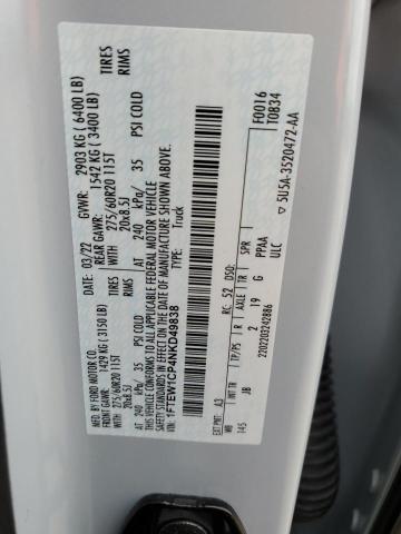 1FTEW1CP4NKD49838 Ford F150 Supercrew