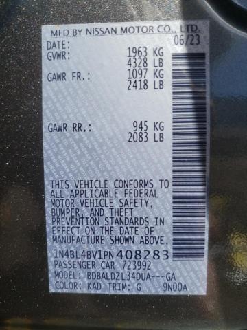 1N4BL4BV1PN408283 Nissan ALTIMA S