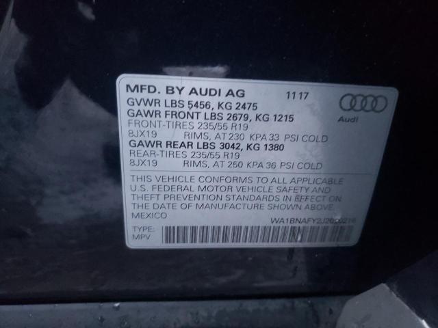 WA1BNAFY2J2090216 Audi Q5 Premium Plus