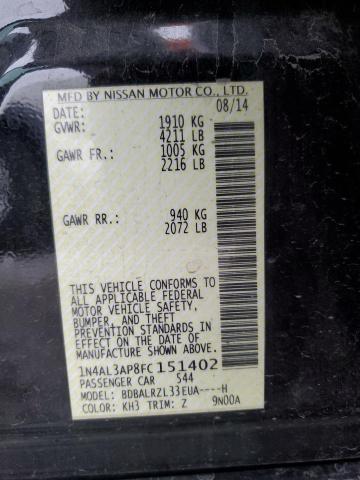 1N4AL3AP8FC151402 Nissan ALTIMA 2.5